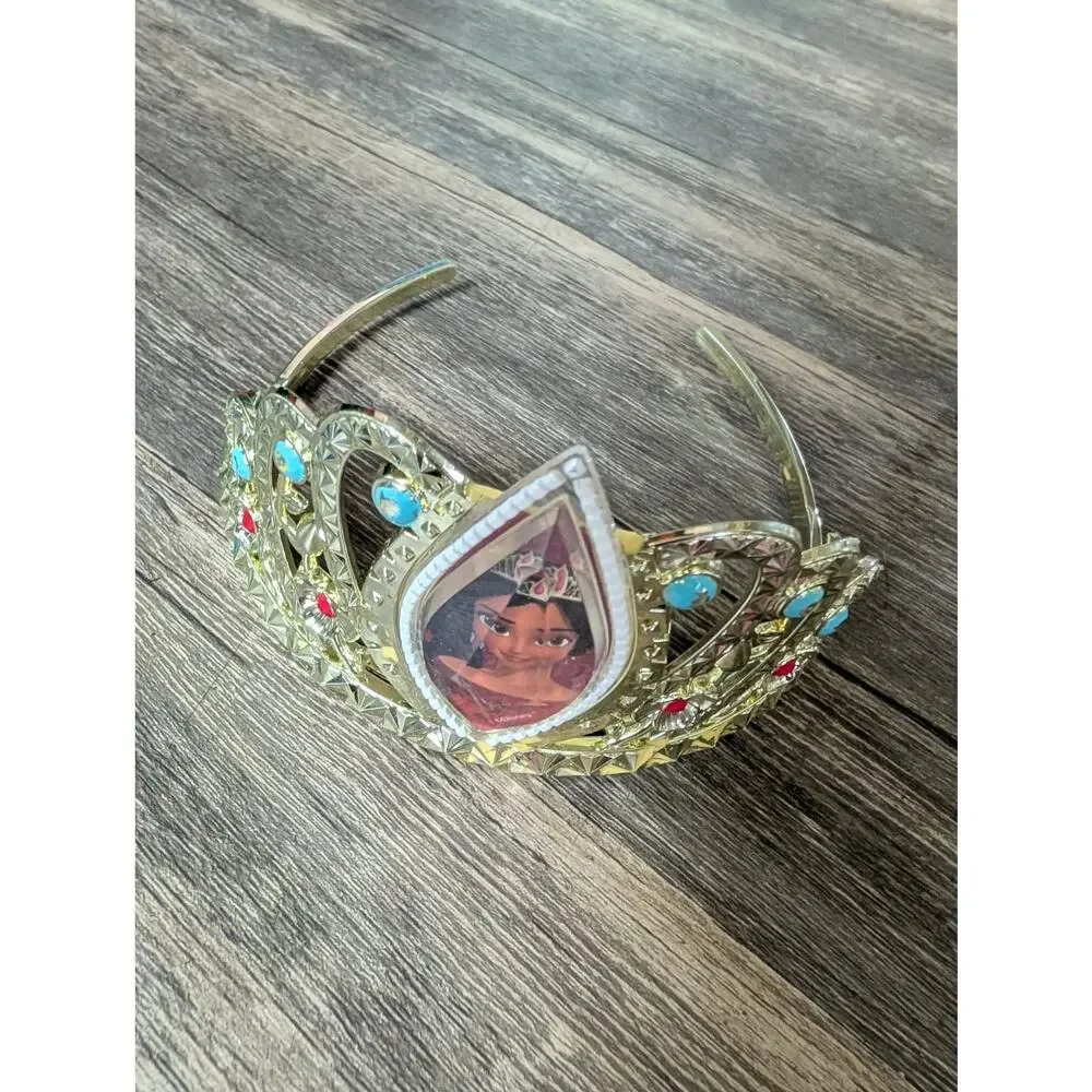 Disney Princess Rapunzel, Cinderella Elena Tiaras With Wands Costume Accessories